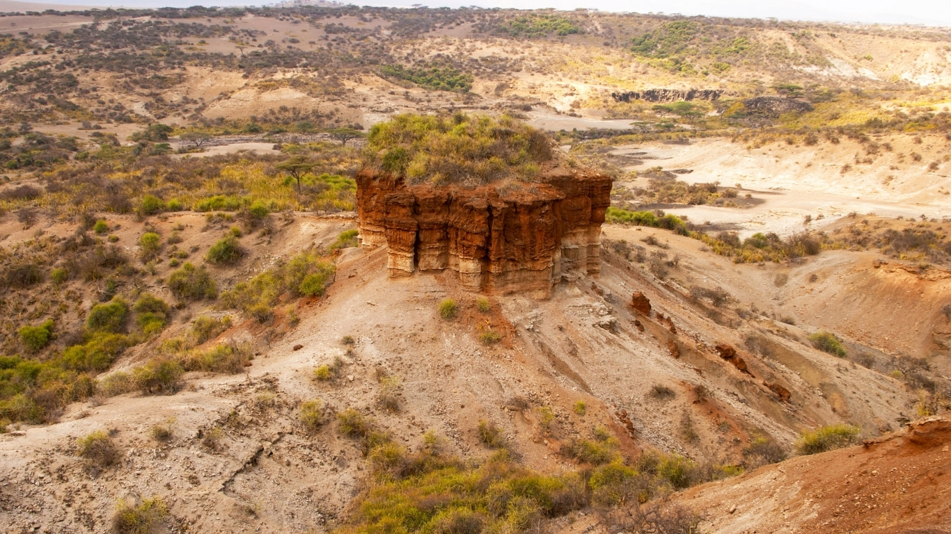 Olduvai Gorge in Ngorongoro Conservation Area