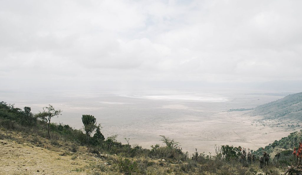 Ngorongoro landscape for Tanzania park fee planning