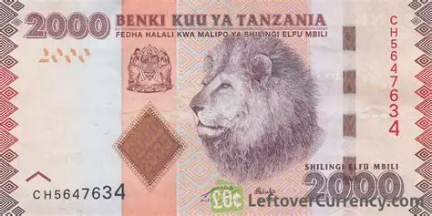2000 Tanzania Shillings Note