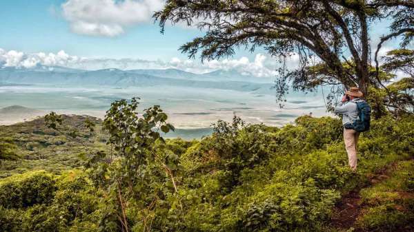 Walking Safaris in Tanzania safari guide image from Tanview Safaris planning source